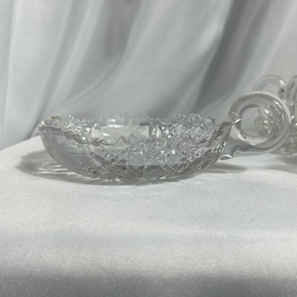 Antique American Brilliant Period Cut
Crystal Glass Sugar & Creamer Set
W/Dish - Picture 10 of 14